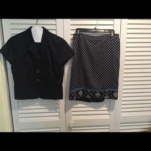 Jacket and matching skirt from Ann Taylor Loft